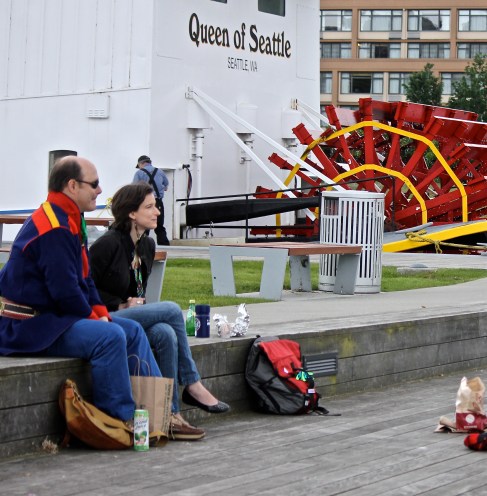 Hanging out at Lake Union.